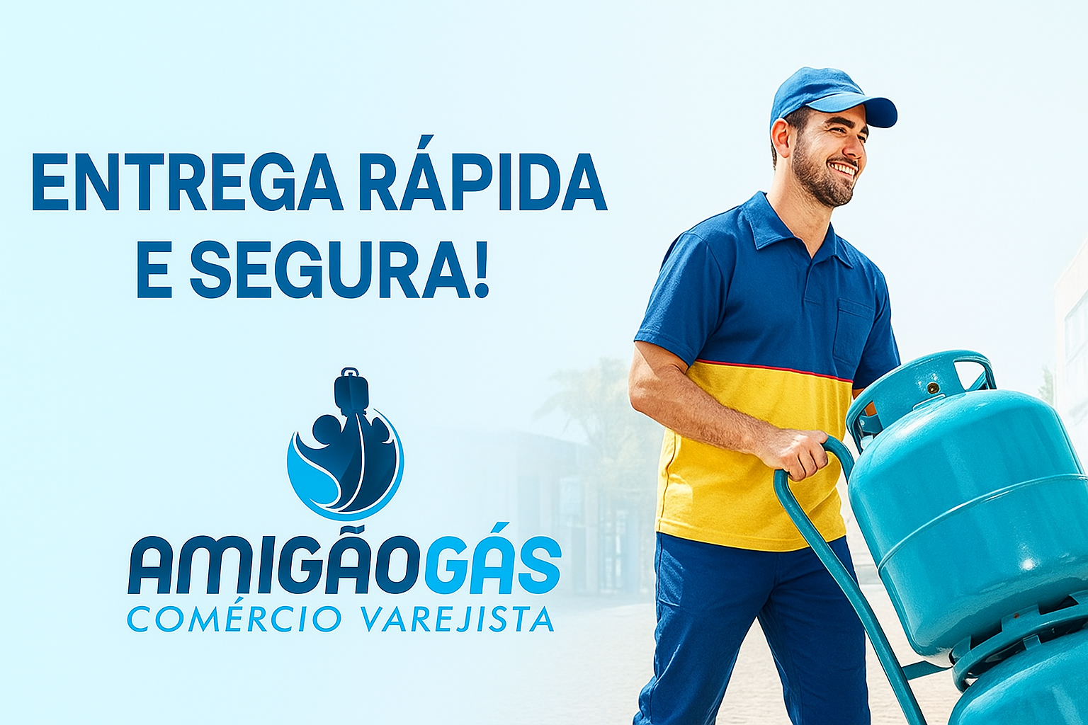 Amigão Gás - Entrega rápida e segura em Ibirité e Belo Horizonte